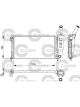 Valeo Radiator Engine Cooling w/o Coolant Regulator 317mm Wd 580mm Len 18mm 30mm
