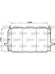 Valeo Radiator Engine Cooling w/o Coolant Regulator 358mm Wd 600mm Len 40mm Dpth