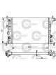 Valeo Radiator Engine Cooling w/o Coolant Regulator 377mm Wd 540mm Len 23mm 34mm