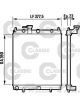 Valeo Radiator Engine Cooling w/o Coolant Regulator 378mm Width 390mm Len 23mm