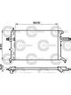 Valeo Radiator Engine Cooling w/o Coolant Regulator 378mm Width 540mm Len 23mm
