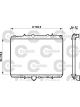 Valeo Radiator Engine Cooling w/o Coolant Regulator 380mm Width 548mm Len 26mm
