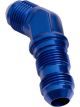 Aeroflow 45 Degree AN Bulkhead -6AN Blue