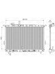 Valeo Radiator Engine Cooling