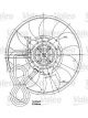 Valeo Radiator Fan 12V 280mm Dia 320W