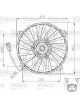 Valeo Radiator Fan 12V 390mm Dia 260W