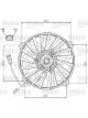 Valeo Radiator Fan 12V 390mm Dia 330W