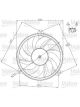 Valeo Radiator Fan 12V 400mm Dia 220W
