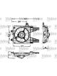 Valeo Radiator Fan 266mm Dia with Holder