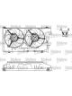 Valeo Radiator Fan with Holder