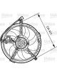 Valeo Radiator Fan with Holder