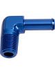 Aeroflow Male NPT to Barb 90 Degree Adapter 1/2 