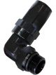 Aeroflow ORB Taper Swivel 90 Degree Hose End -6AN to -6AN Black