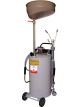 Alemlube Mobile Waste Oil Drainer Extractor w/ 70L Reservoir 16L Catchment Bowl