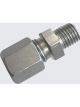 Alemlube Straight Connector 6mm Tube X M8 X 1