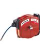 Alemlube Air and Water Steel Covered Hose Reel 12m x 8mm ID Polyurethane Hose