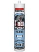 Soudal T-Rex Power Flexi Adhesive Sealant Steel Grey 290ml