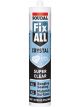 Soudal Fix All Adhesive Sealant Solvent Free Crystal Clear 290ml