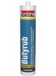 Soudal Butyrub Mastic Polybutene Sealant White 300ml