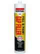 Soudal Fill and Paint Gap Filler Joint Sealant White 300ml