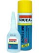 Soudal 2C Professional Super Adhesive Glue Kit 100g Adhesive & 400ml Activator