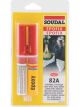 Soudal Epofix 82A Fast Curing Adhesive Easy to Use Translucent 24ml