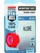 Soudal Fix ALL Clear Double Sided Mounting Tape 19mm x 1.5M Translucent