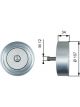 Gates High Durability FleetRunner Idler Pulley