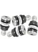 Aeroflow Bolt In Valve Stems Chrome Finish For 7/16