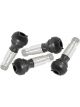 Aeroflow Rubber Pull-Thru Valve Stems Chrome Finish For 7/16