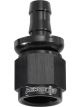 Aeroflow 510 Series Full Flow Tight Radius Push Lock Straight Hose End Black