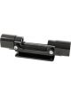 Aeroflow Flex Fuel/E85 Content Sensor Bypass Block -10ORB Ports Black Finish