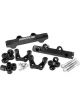 Aeroflow Top Feed Conversion Billet EFI Fuel Rail Black For 14mm 3/4