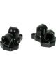 Meziere -12AN ORB Swivel Block Adapters Pair Black