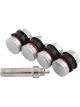 Allstar Performance Chrome Flush Mount Valve Stem Pack of 4
