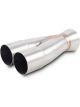 Vibrant Stainless Steel 2-1 Y-Collector 1.875