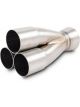 Vibrant Stainless Steel 3-1 Merge Collector 1.75