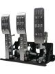 OBP Pro Race V2 Aluminium Floor Mounted Bulkhead Fit 3 Pedal System Silver