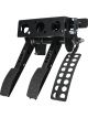 OBP Classic Mini Top Mounted 3 Pedal System with Offset Clutch Mild Steel Pedals
