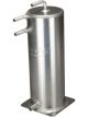 OBP 2 Litre Base Mount 100mm Diameter x 280mm Fuel Swirl Pot Push On