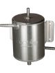 OBP 1 Litre Bulkhead Mount 100mm Diameter x 135mm Fuel Swirl Pot Push On