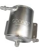 OBP 1 Litre Bulkhead Mount 100mm Diameter x 135mm Fuel Swirl Pot w/ JIC Fittings