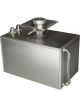 OBP 3 Gallon Aluminium Baffled Fuel Tank with 50mm Bowl JIC 10 Fittings
