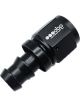 OBP AN10 Push Lock Fuel Straight Fitting Black