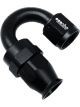 OBP AN12 PTFE Fuel Line Fitting 180 Degrees Black