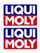 LIQUI MOLY Sticker LM Logo 7.5x4.9 cm pack of 2