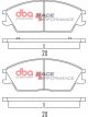 DBA Race Performance Brake Pads