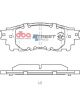 DBA Street Series EV Electric Hybrid Brake Pads