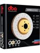 DBA 4000 Cross-Drilled Slotted Disc Brake Rotor (Single) 350mm