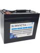Invicta Lithium 12V 75Ah Battery Terminal M8 w/ Bluetooth
